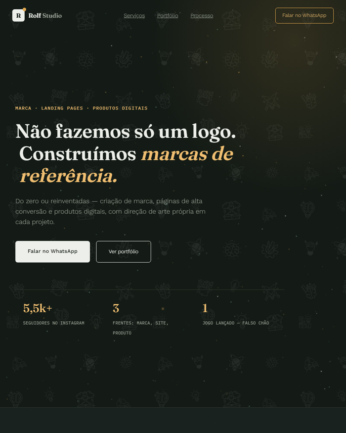 Site institucional — Rolf Studio